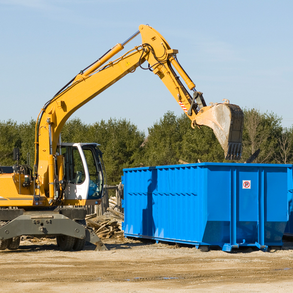 can i choose the location where the residential dumpster will be placed in Ashley IL